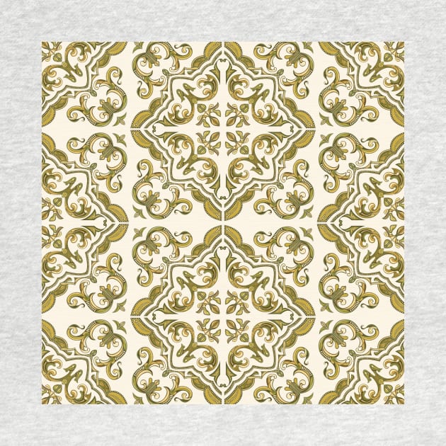 Vintage Golden Tiles by matise